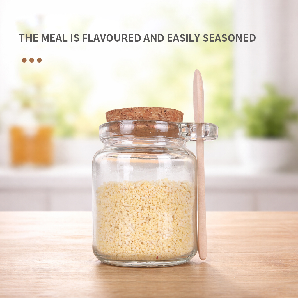 مرطبان بهارات مع ملعقة