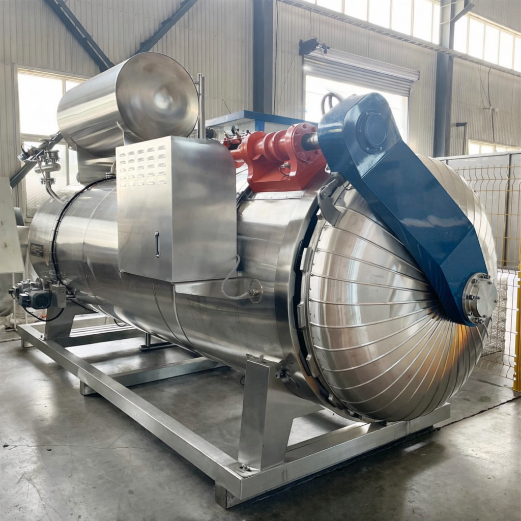 الأوتوكلاف المعوجة للأطعمة المعدة مسبقًا