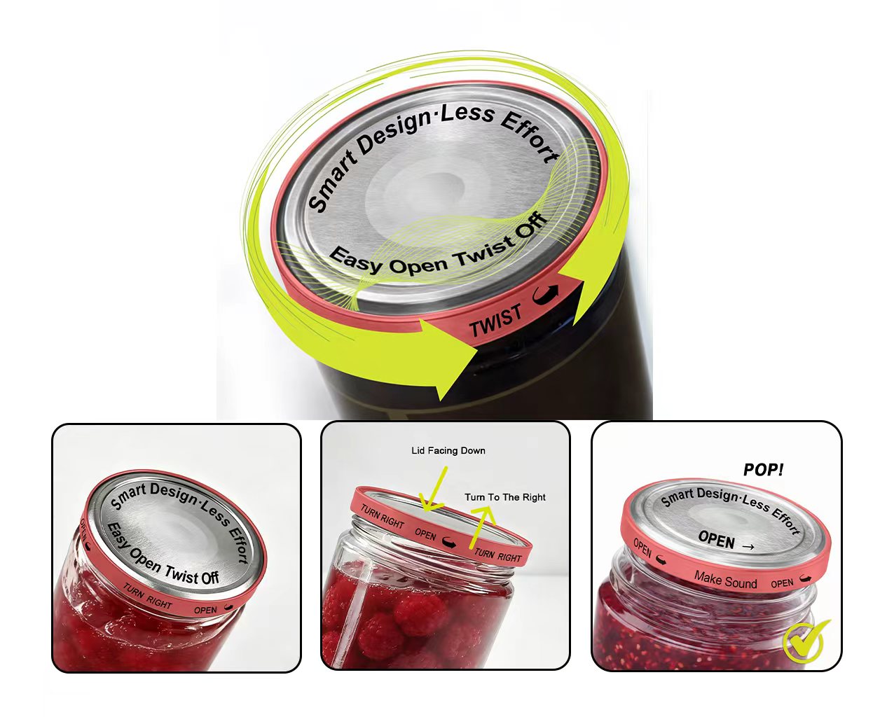 غطاء معدني سهل الفتح