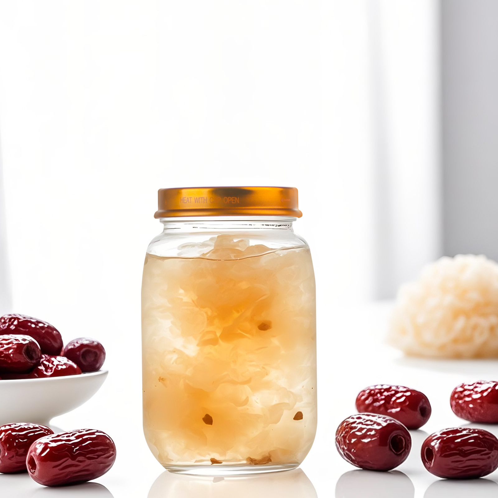 جرة زجاجية عش الطيور