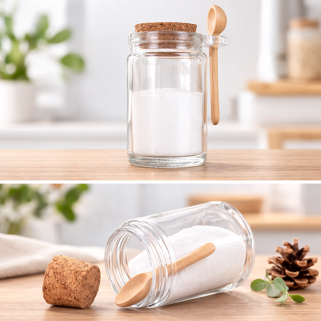 مرطبان بهارات مع ملعقة