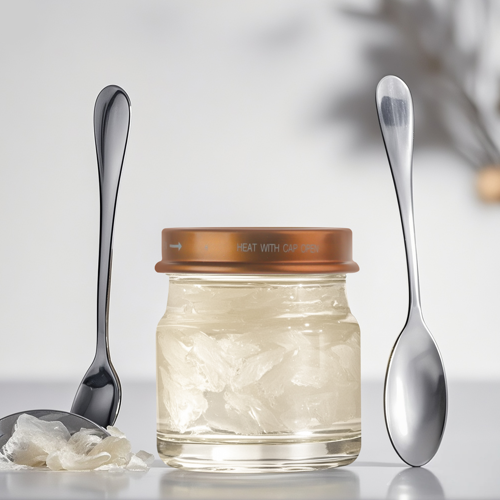 جرة زجاجية عش الطيور