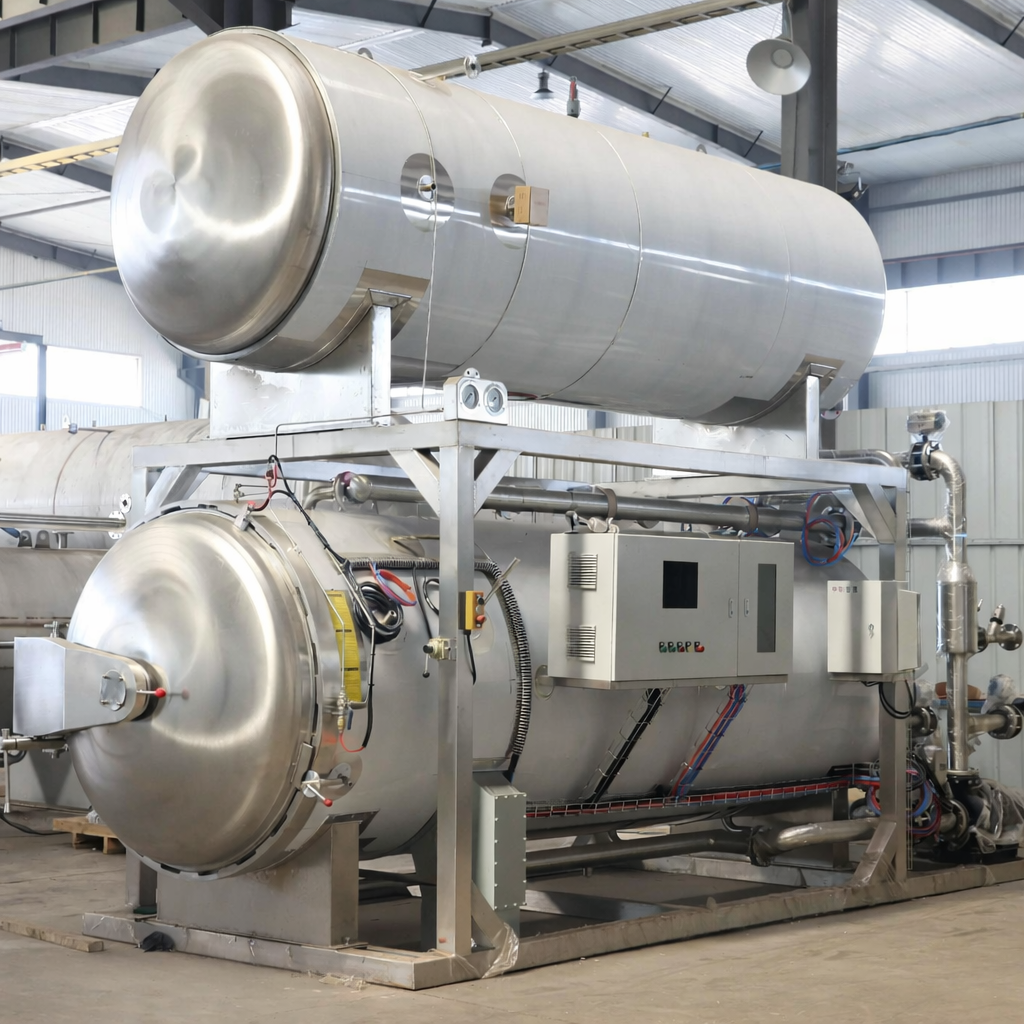 معوجة عصيدة الإفطار الأوتوكلاف