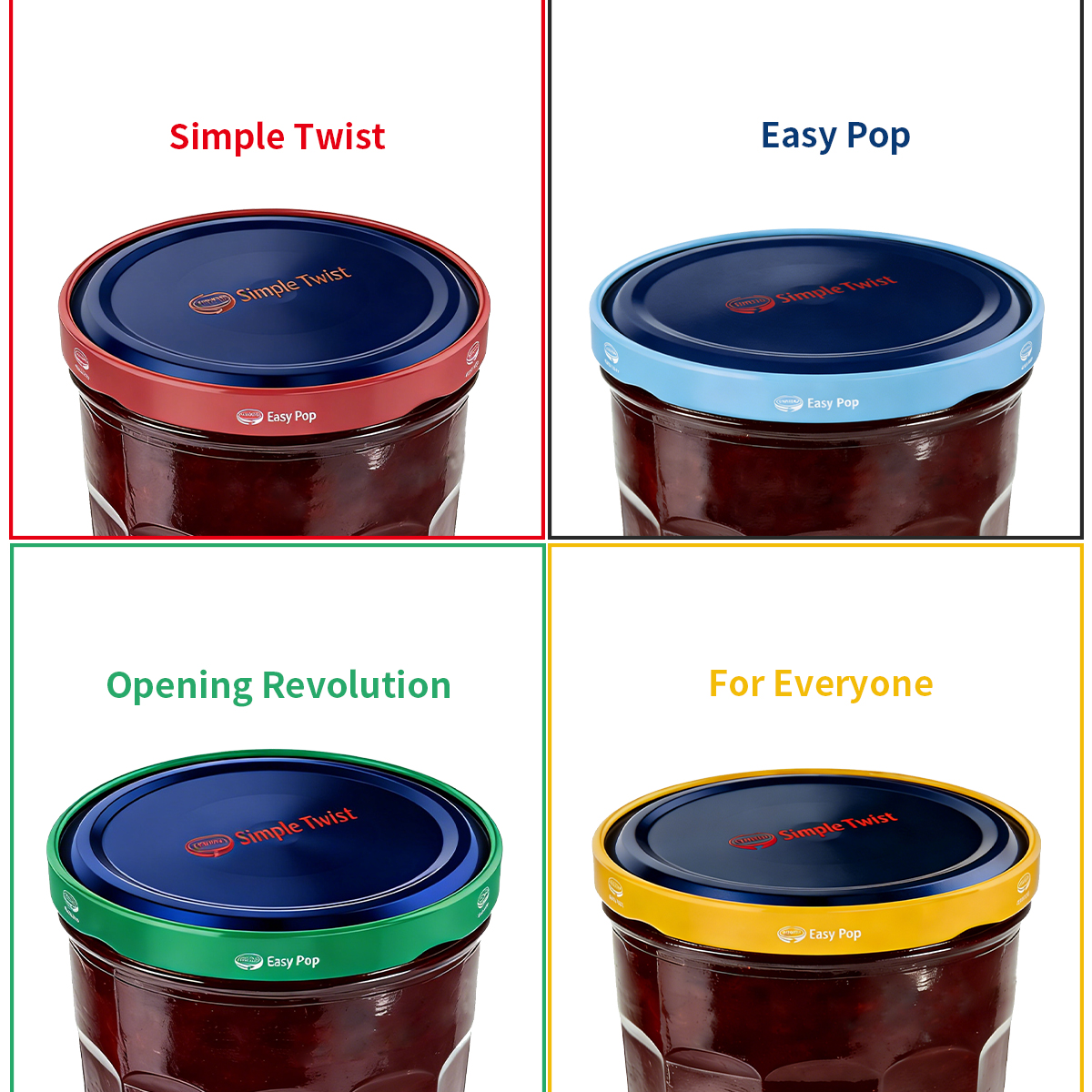 غطاء معدني سهل الفتح